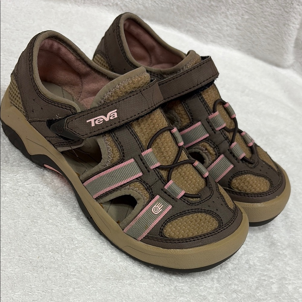 Teva Omnium Terain Running Sports Sandals Sneakers Shoes Pink Girl 3